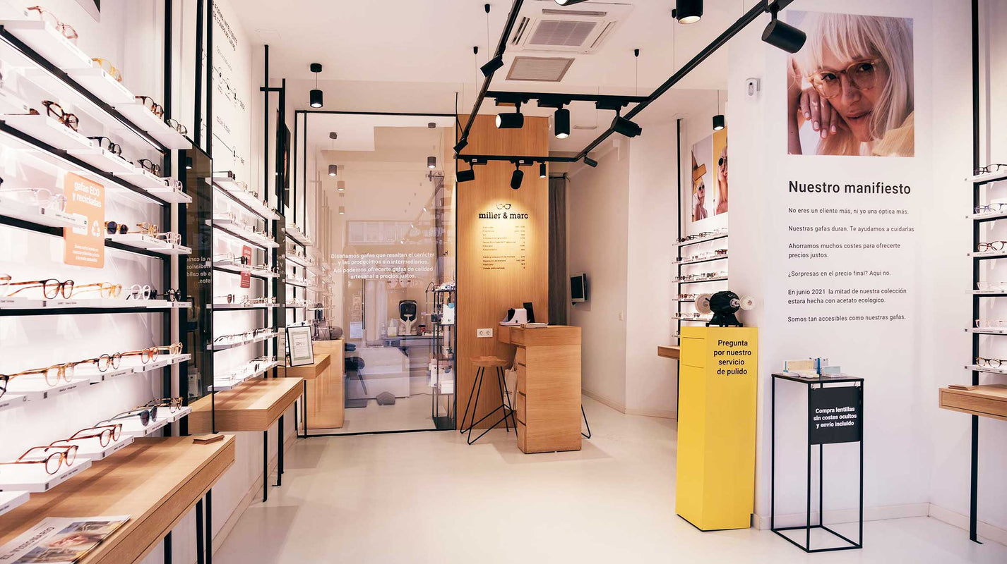 Óptica en el barrio de Indautxu